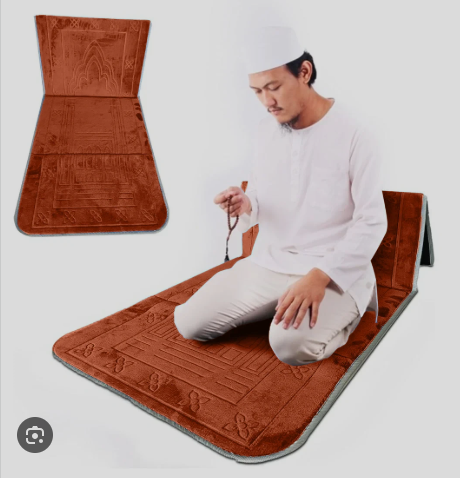 Screenshot_27 Prayer Mat with Back Support || Brown ||
