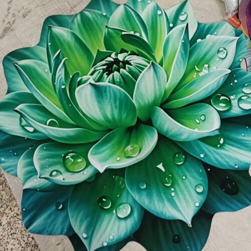 || 24 "|| Flower Shape Living Room Carpet |